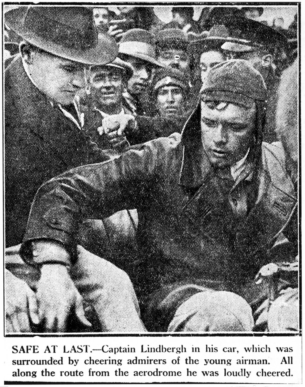 Charles Augustus Lindbergh, pilote américain, vers 1920 - Ferdinand Georg Waldmuller
