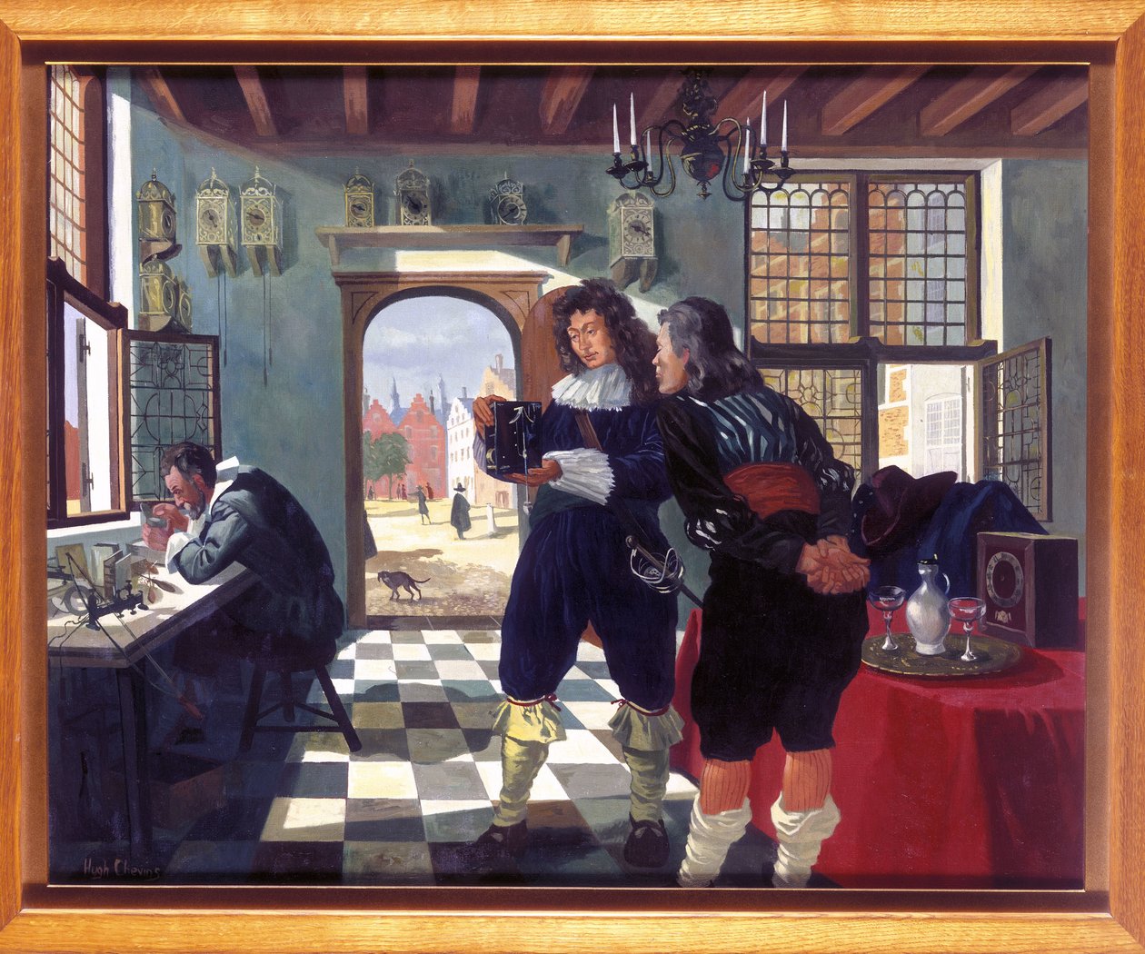 Horlogers Christiaan Huygens dans l
