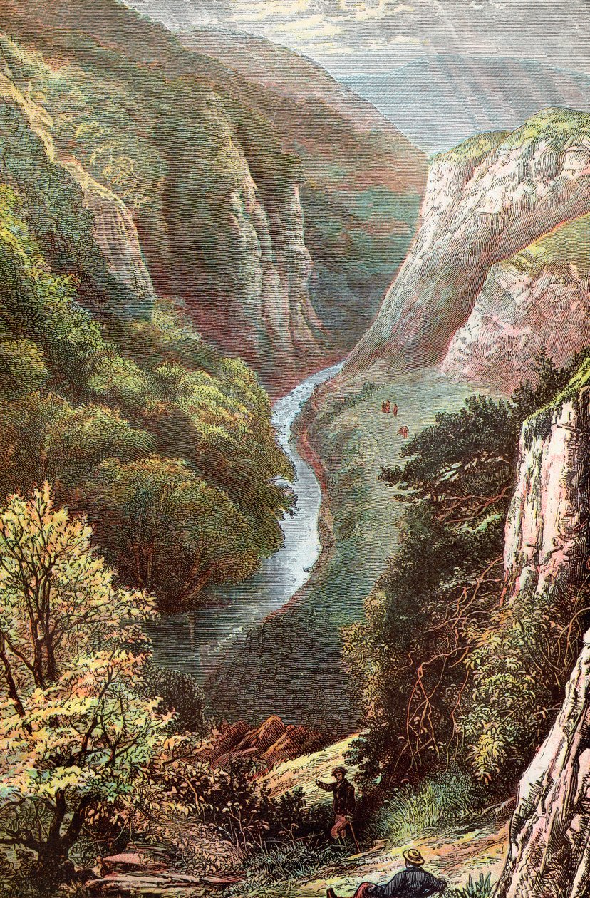 Dovedale, Peak District, Derbyshire, Angleterre - . .