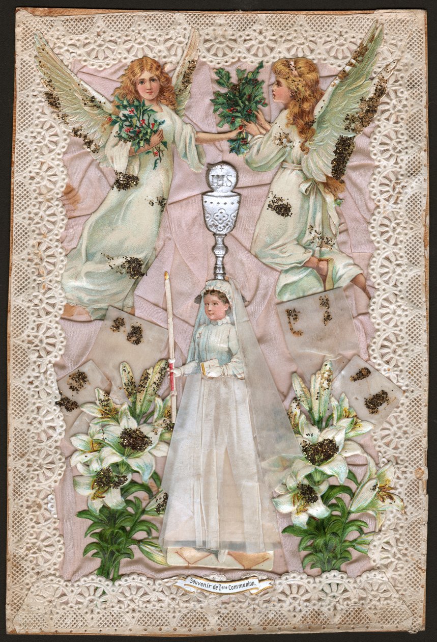 Première communion, vers 1920 (illustration) - . .