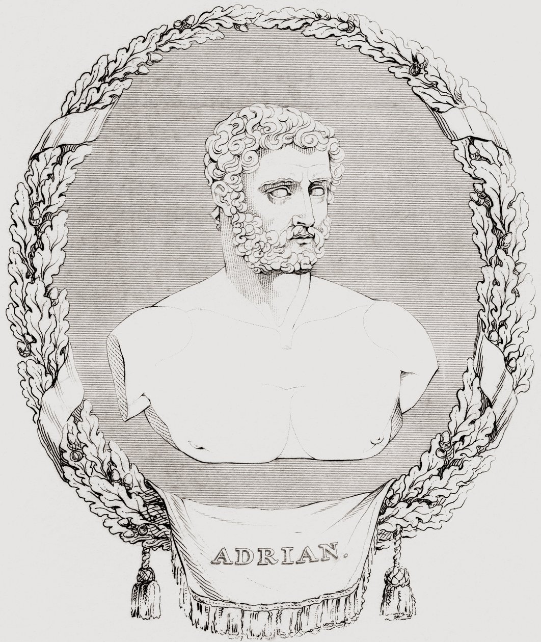 Hadrien, Publius Aelius Trajanus Hadrianus Augustus (76 – 138), empereur romain, de 