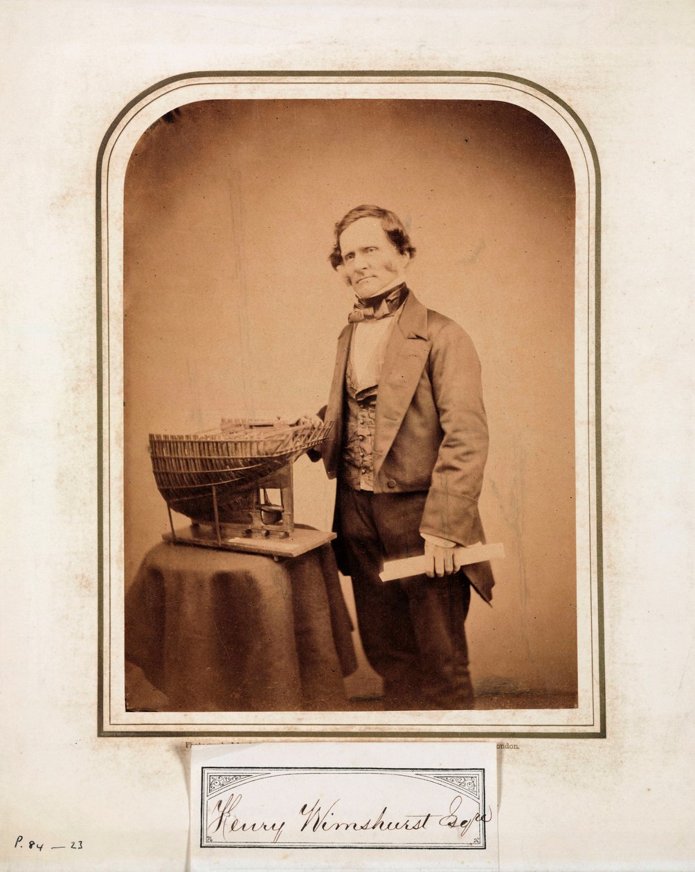 Henry Wimshurst, ingénieur anglais - Ferdinand Georg Waldmuller