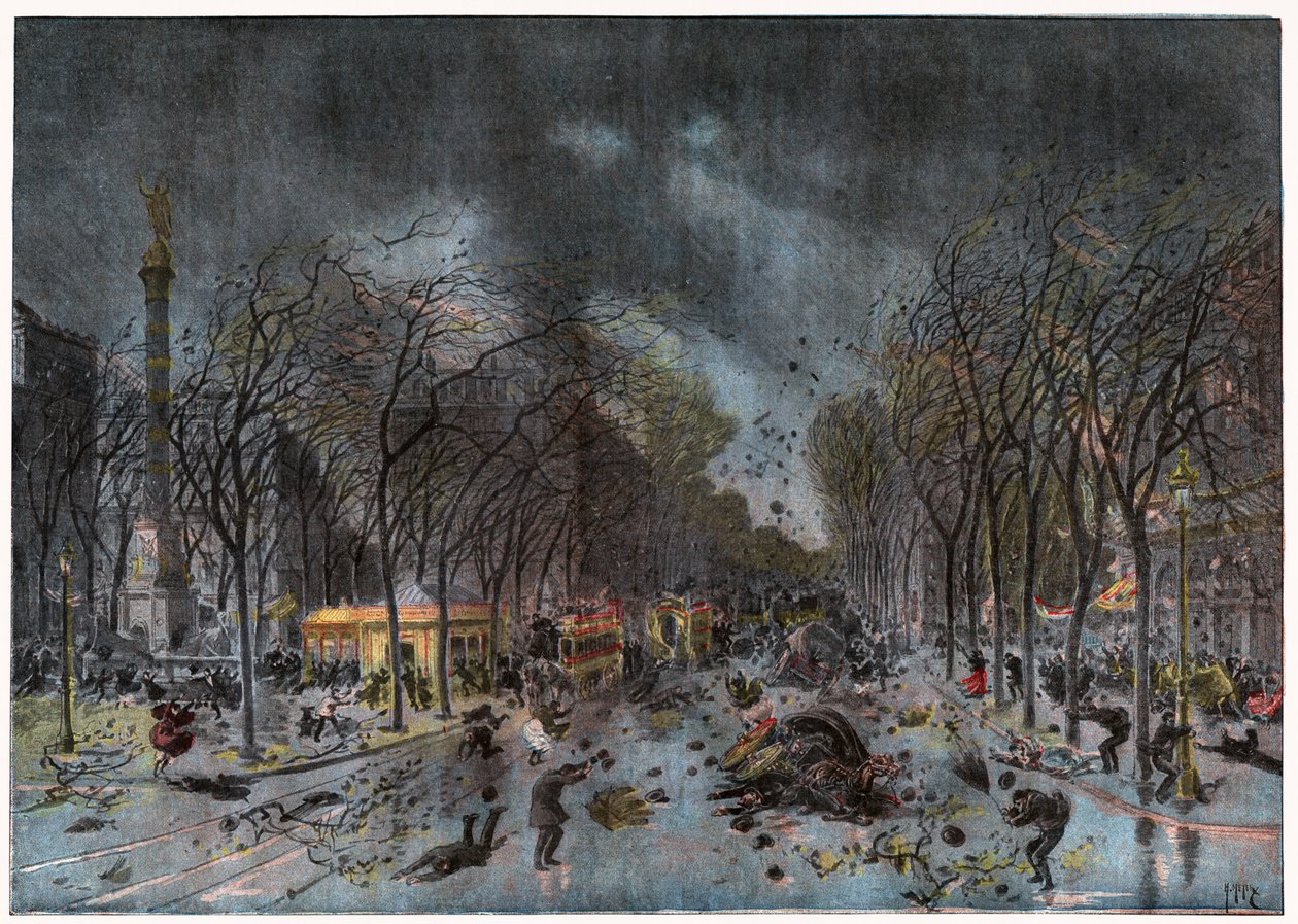 Ouragan à Paris - . .