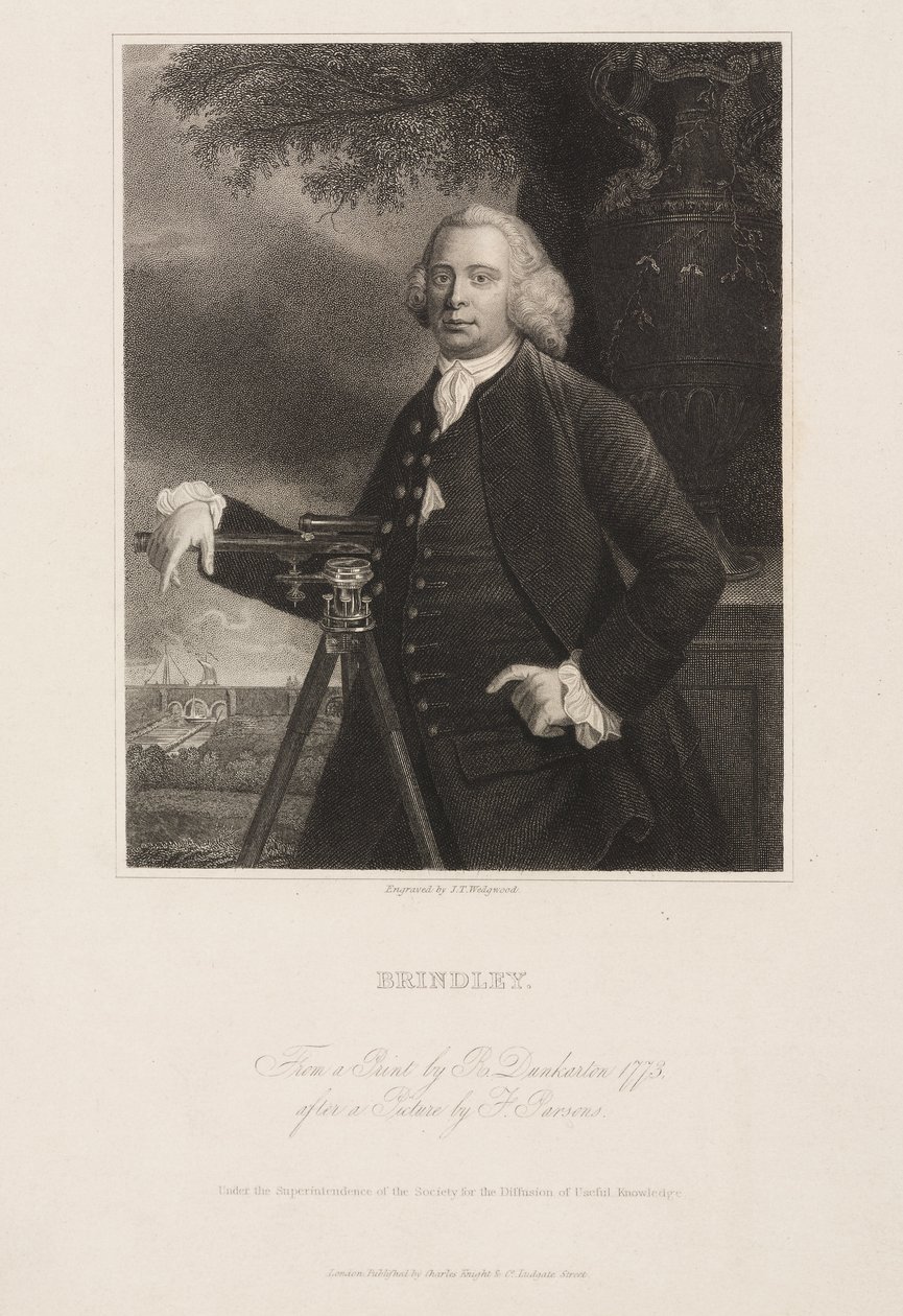 James Brindley, ingénieur civil britannique et constructeur de canaux - Frederick (attr. to) Barnard
