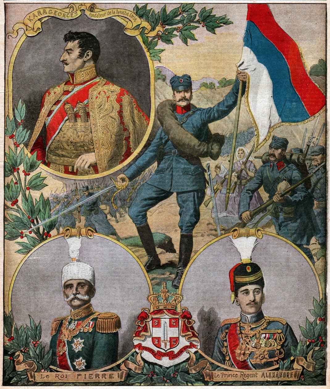 Les héros nationaux serbes - Ferdinand Georg Waldmuller