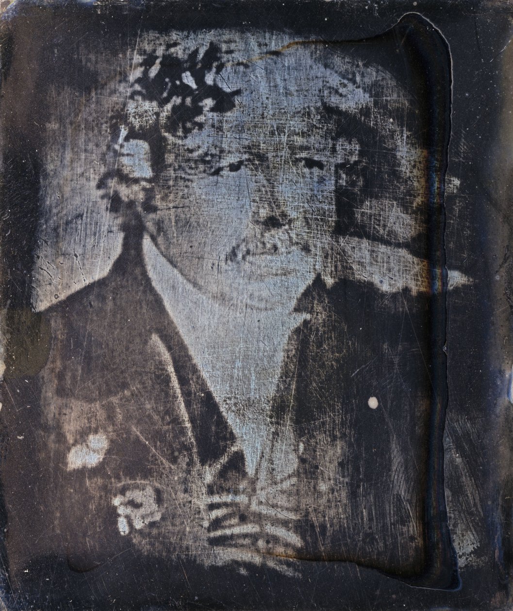 Louis Jacques Mandé Daguerre, pionnier français de la photographie, vers 1840 - Frederick (attr. to) Barnard