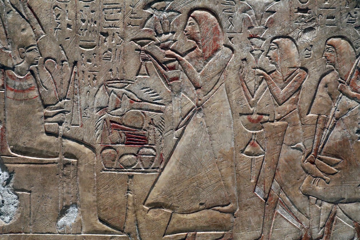 Huyu offrant des offrandes à Osiris - John Pardon