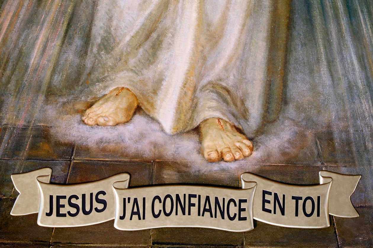 Église Notre-Dame de Plaimpalais. Jésus la Divine Miséricorde, j