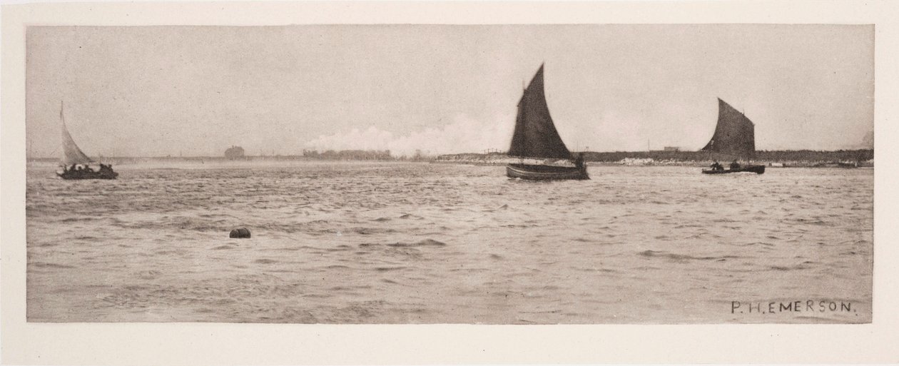 Sur les flots à Breydon, l