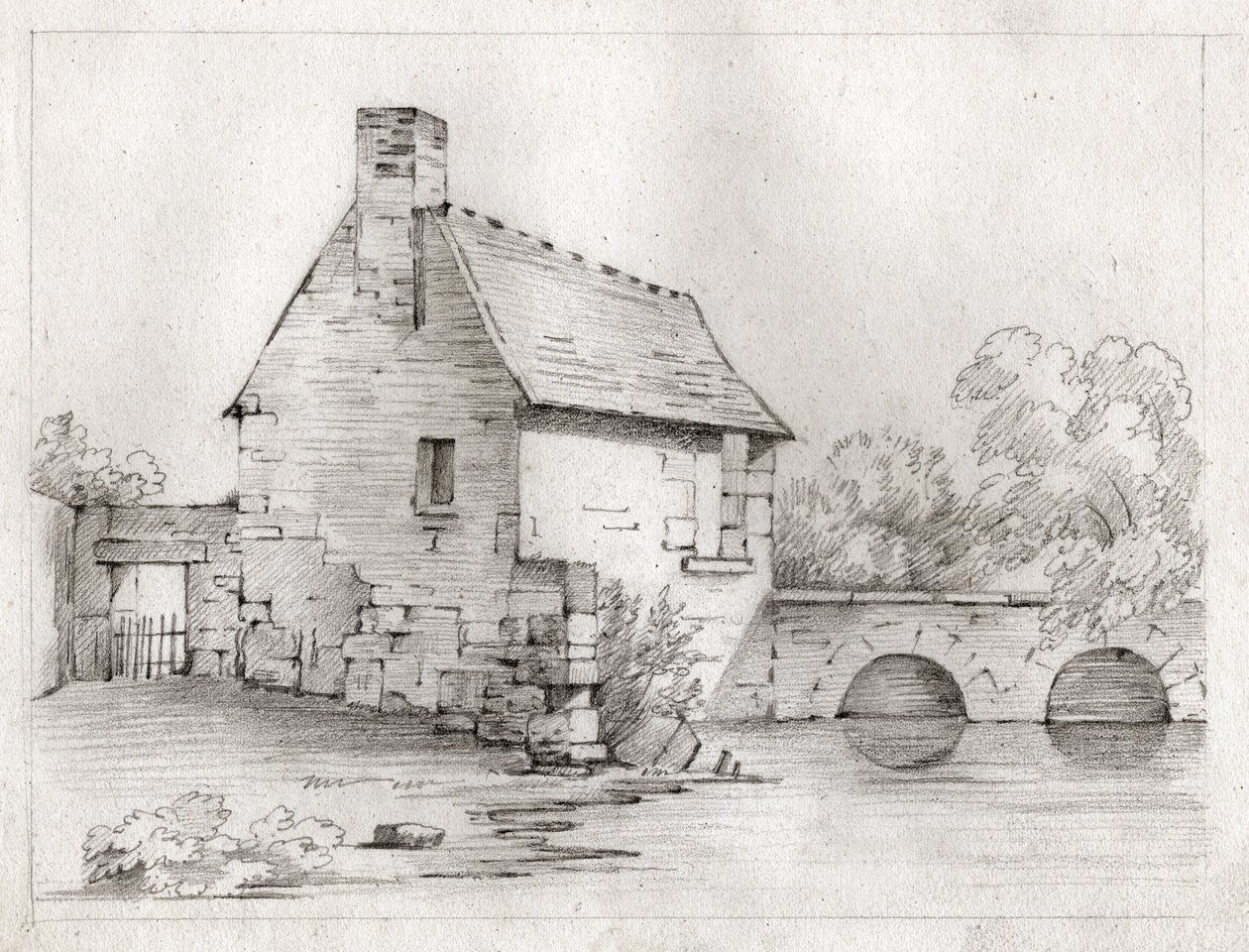 Maison paysanne au bord d