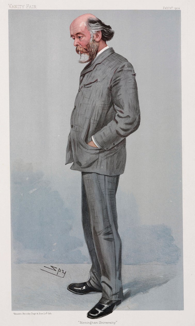 Sir Oliver Lodge, physicien anglais - Henry Charles Fehr