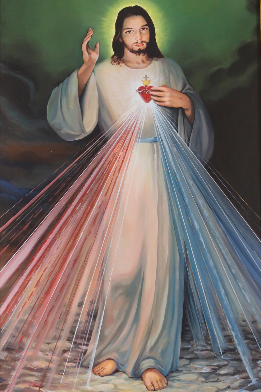 Temple de Monte Grisa. La Divine Miséricorde, Sacré-Cœur de Jésus. Italie - . .