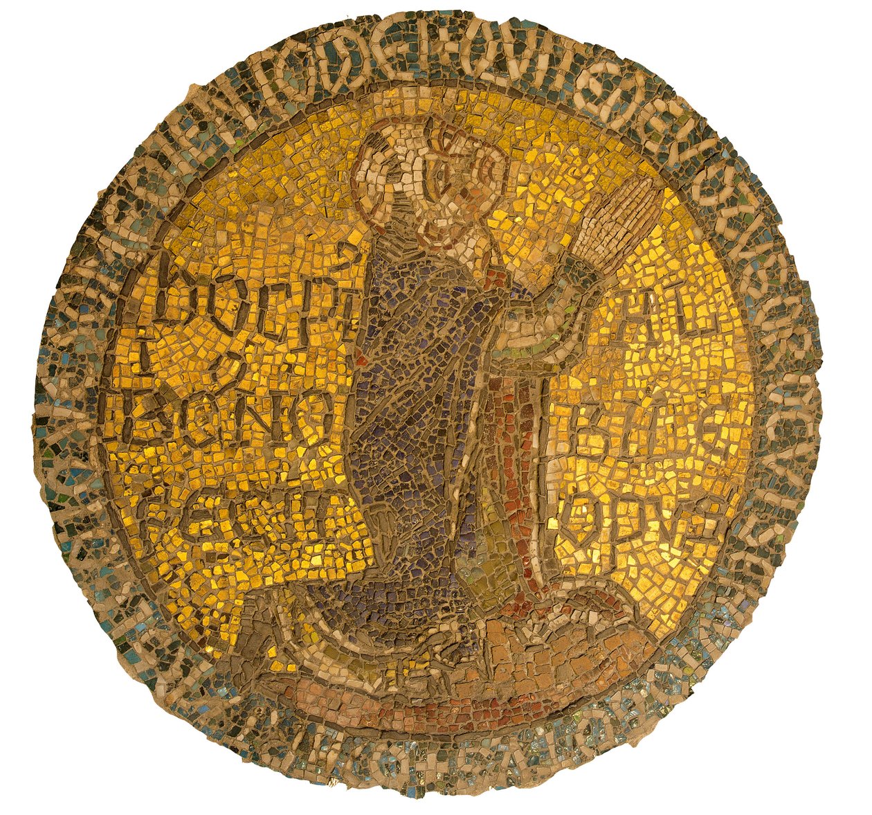 Le moine Albéric (Saint Aubry de Citeaux, mort en 1109) en prière - Basilique de Saint-Denis (Saint Denis) - France, Île-de-France, Seine-Saint-Denis - . .