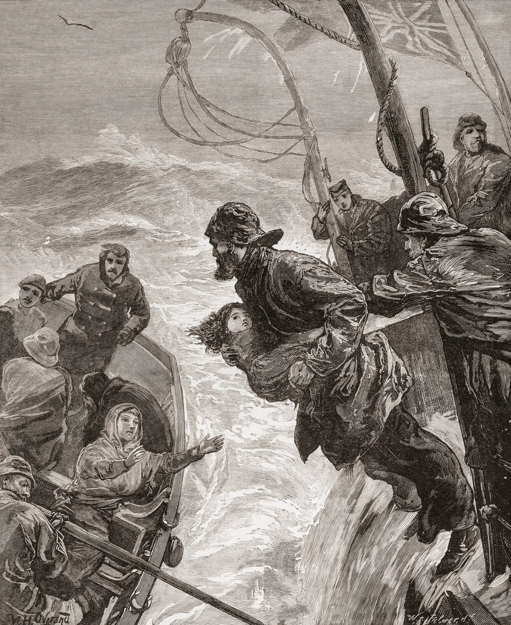 La perte du navire à vapeur Clan Macduff - . .
