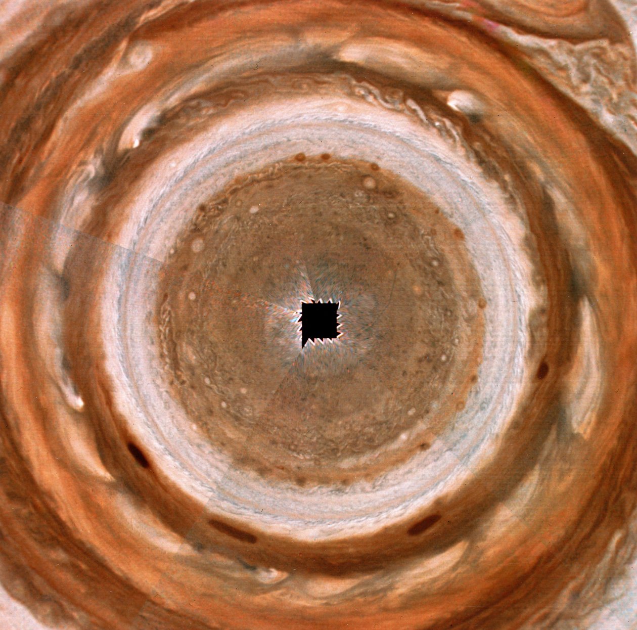 Vue sur le pôle nord de Jupiter - Frederick (attr. to) Barnard