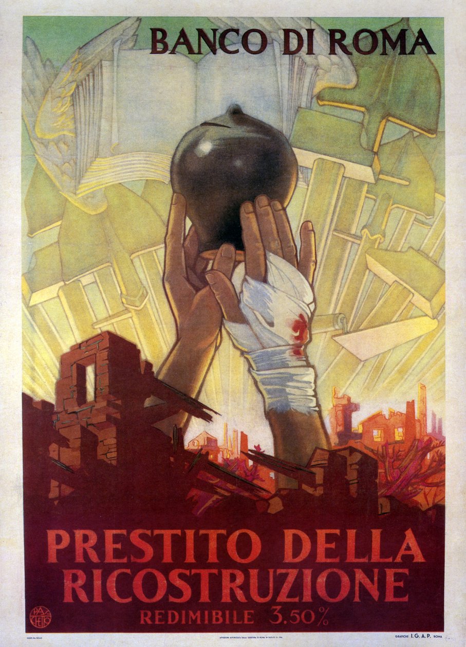SECONDE GUERRE MONDIALE - PRÊT DE RECONSTRUCTION 1945 - . .