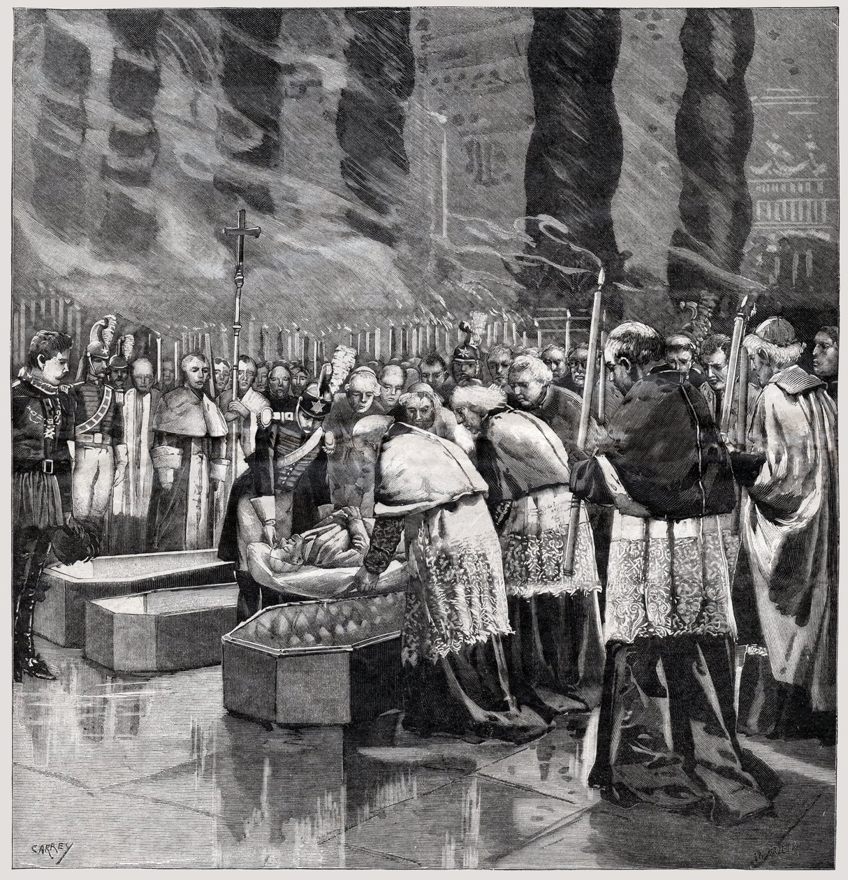 Mort du pape Léon XIII - . .