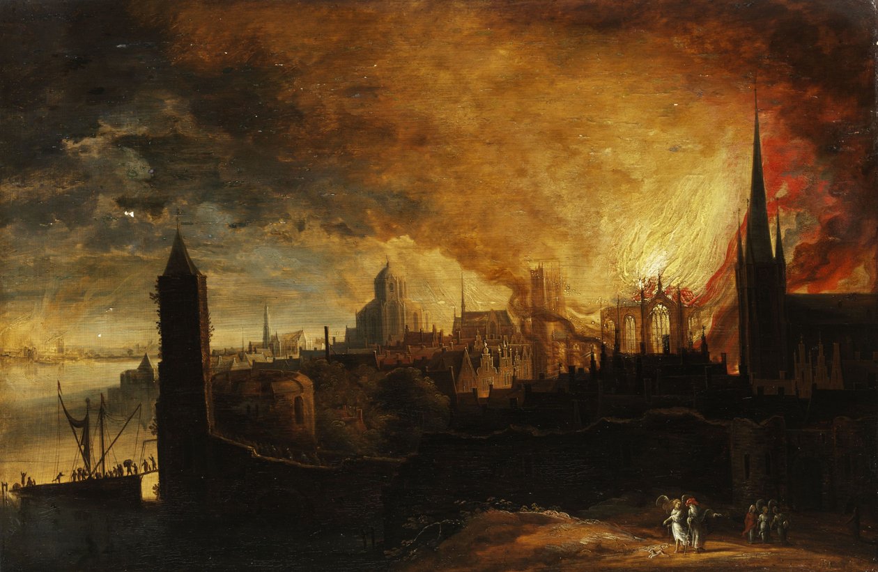 Ville en feu avec Lot, l