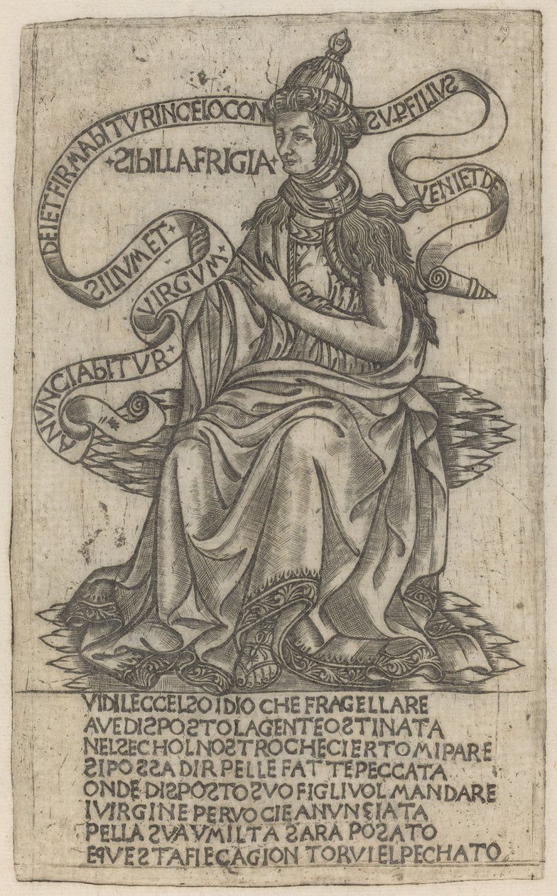 Sibylle Phrygienne - after Baccio Baldini