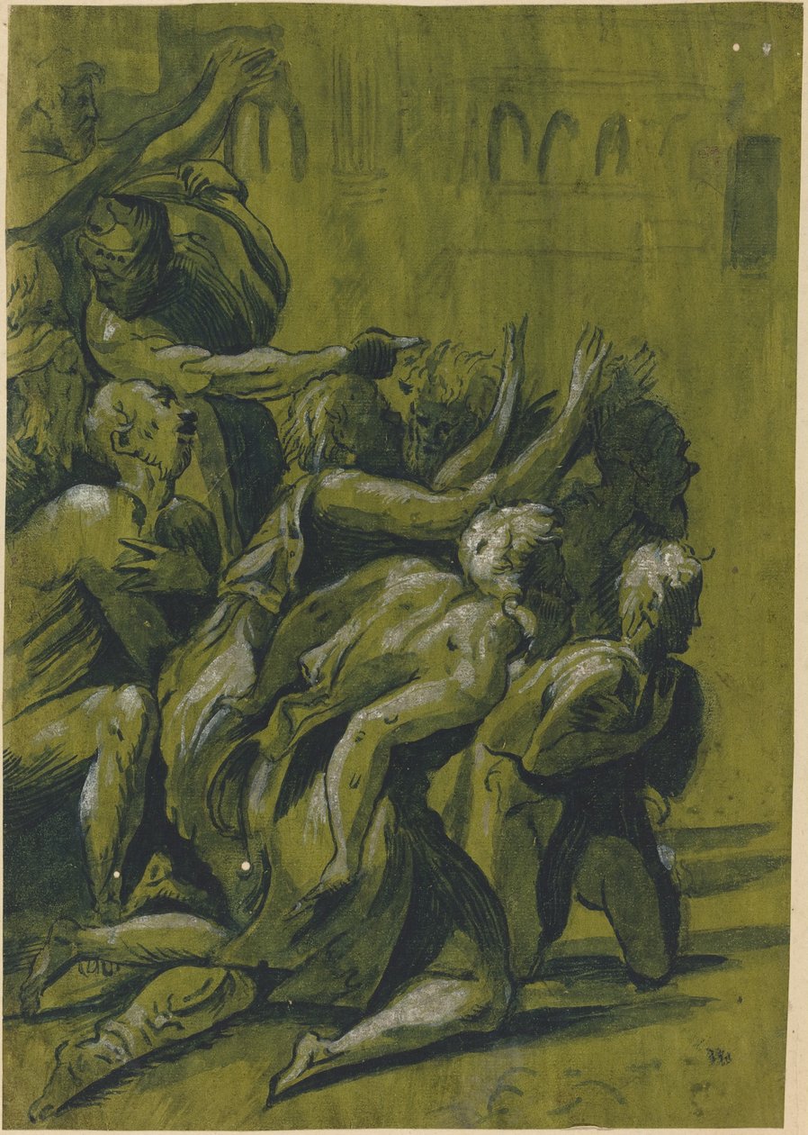 Neuf figures - after Giuseppe Nicolo Vicentino