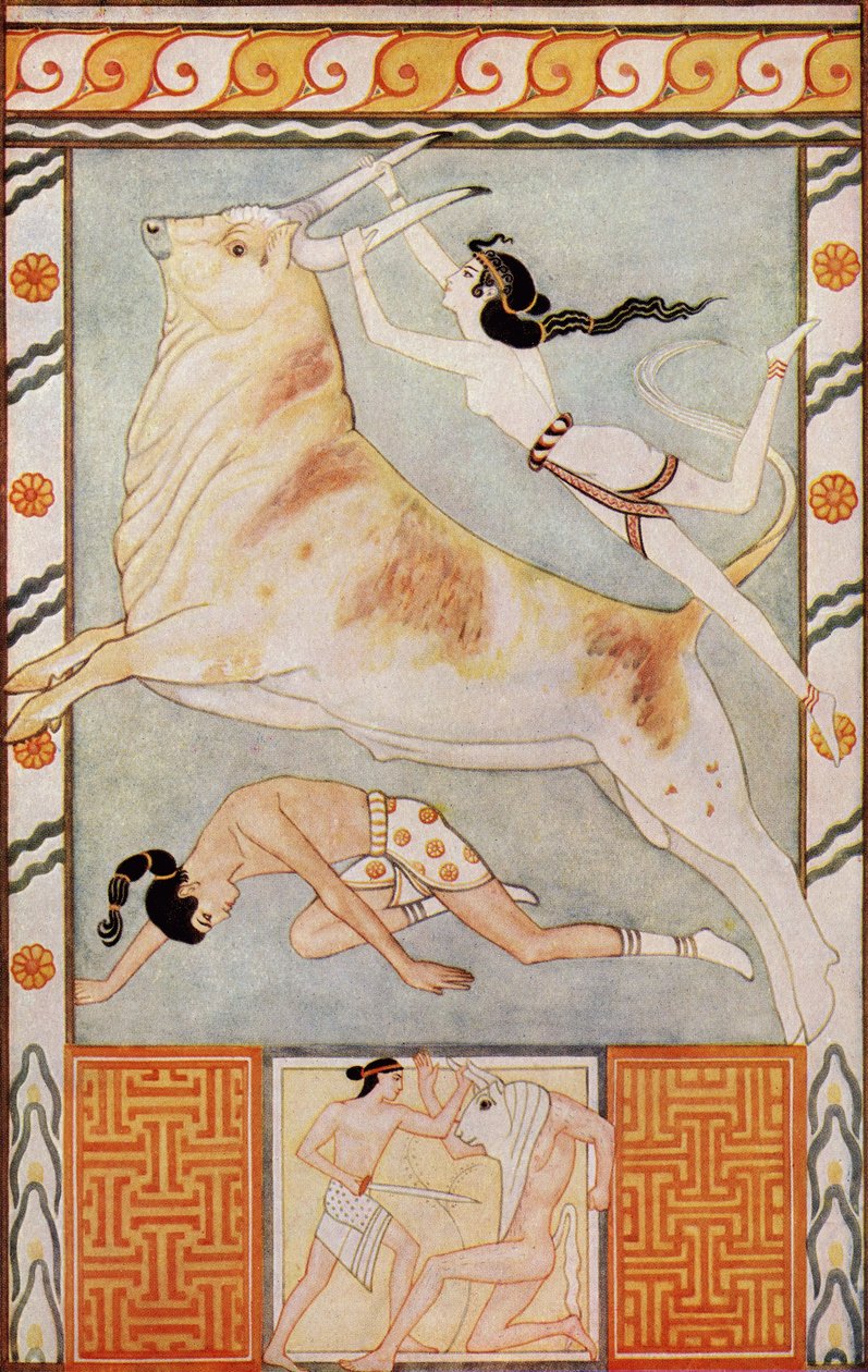 Les chasseurs de taureaux, illustration de 