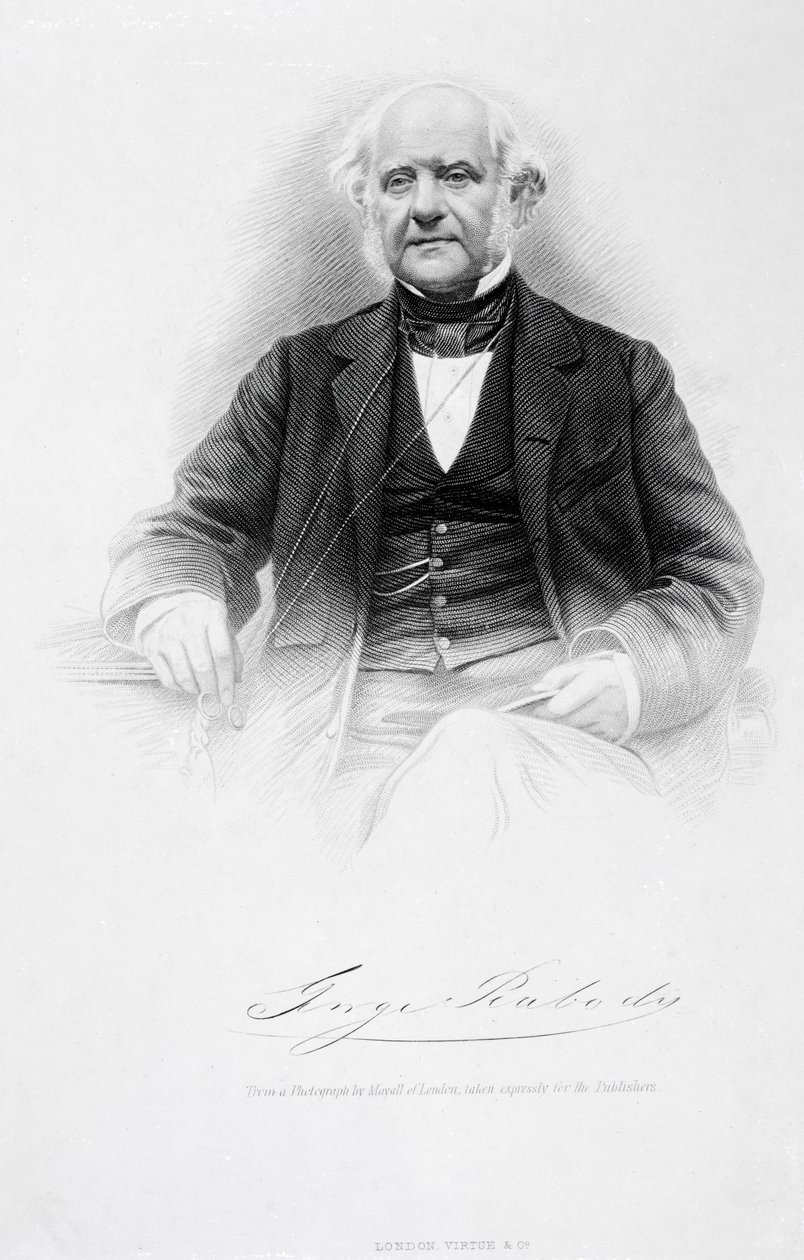 George Peabody, vers 1850 - John Jabez Edwin Paisley Mayall