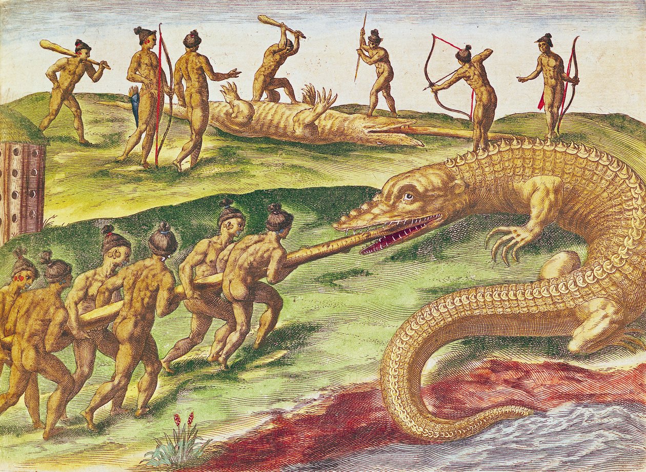 Chasse aux crocodiles, de 