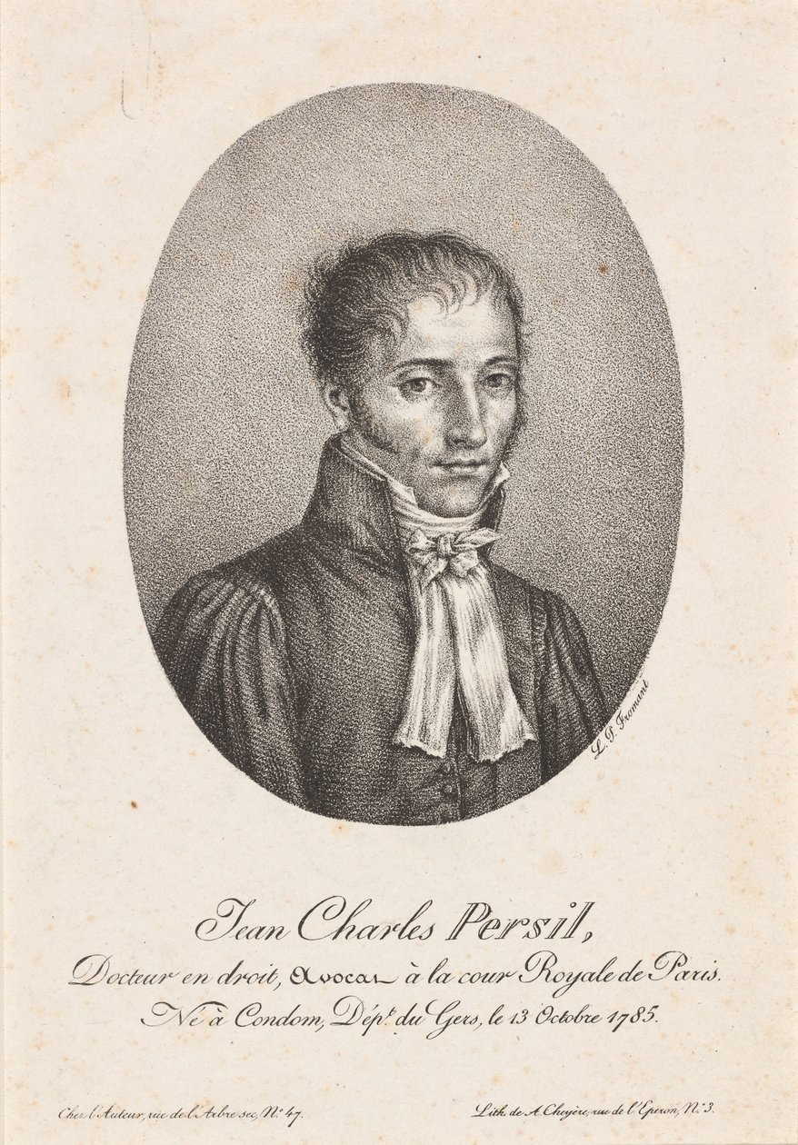 Jean Charles Persil - after Louis Pierre Froment after Honoré Daumier