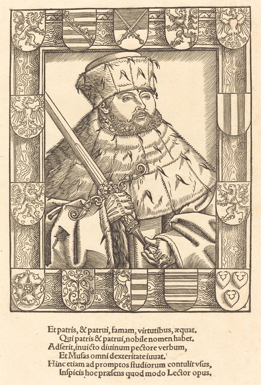 Jean Frédéric le Magnanime, en robes électorales - after Lucas Cranach the Younger
