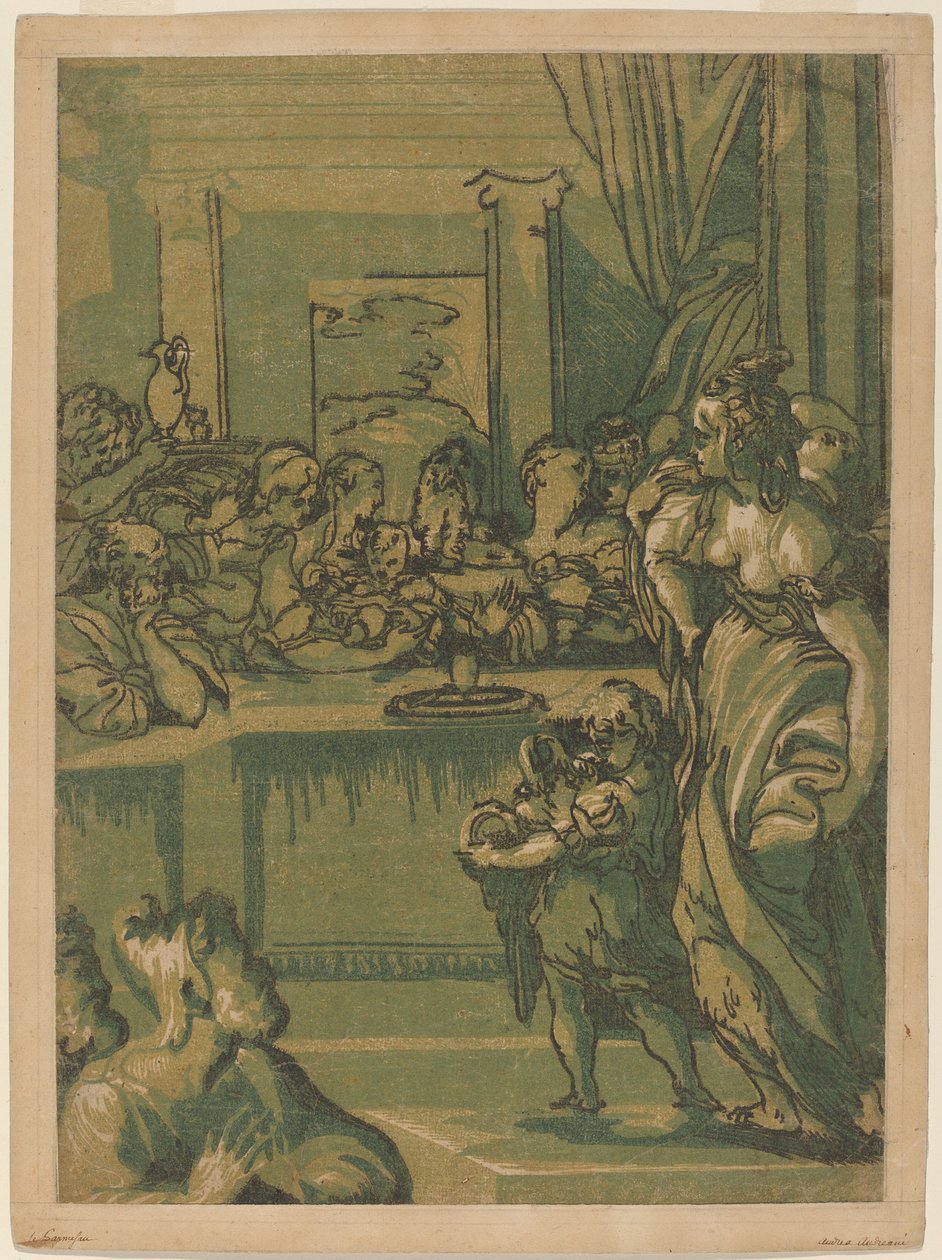 La Présentation au Temple - after Parmigianino after Giuseppe Porta