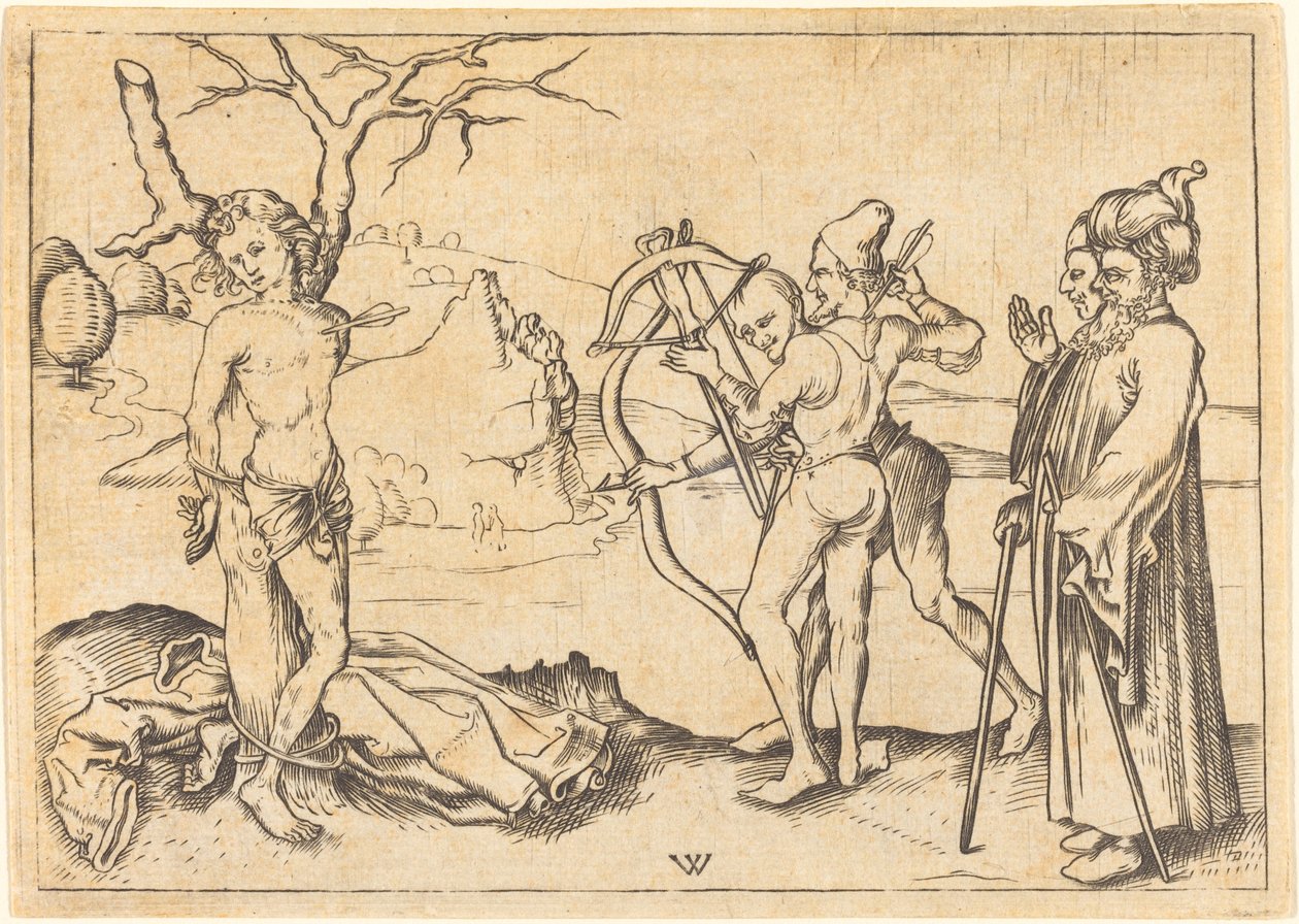 Martyr de Saint Sébastien - after Wenzel von Olmutz