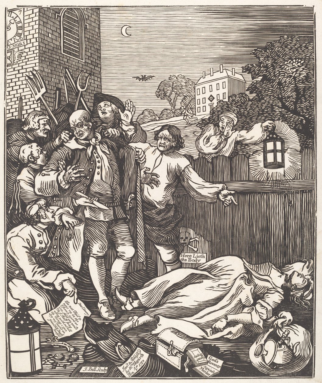 Cruauté en Perfection - after William Hogarth John Bell