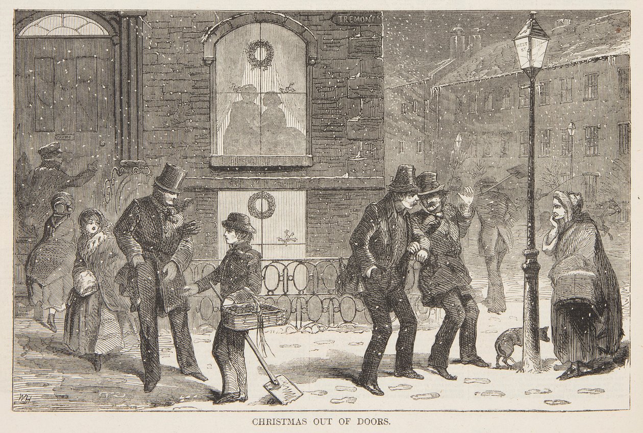 Noël en plein air - after Winslow Homer