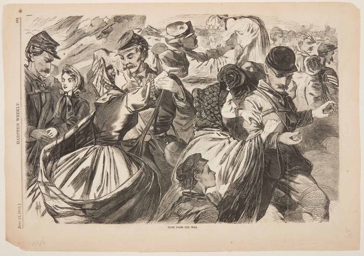 Retour de la guerre - after Winslow Homer