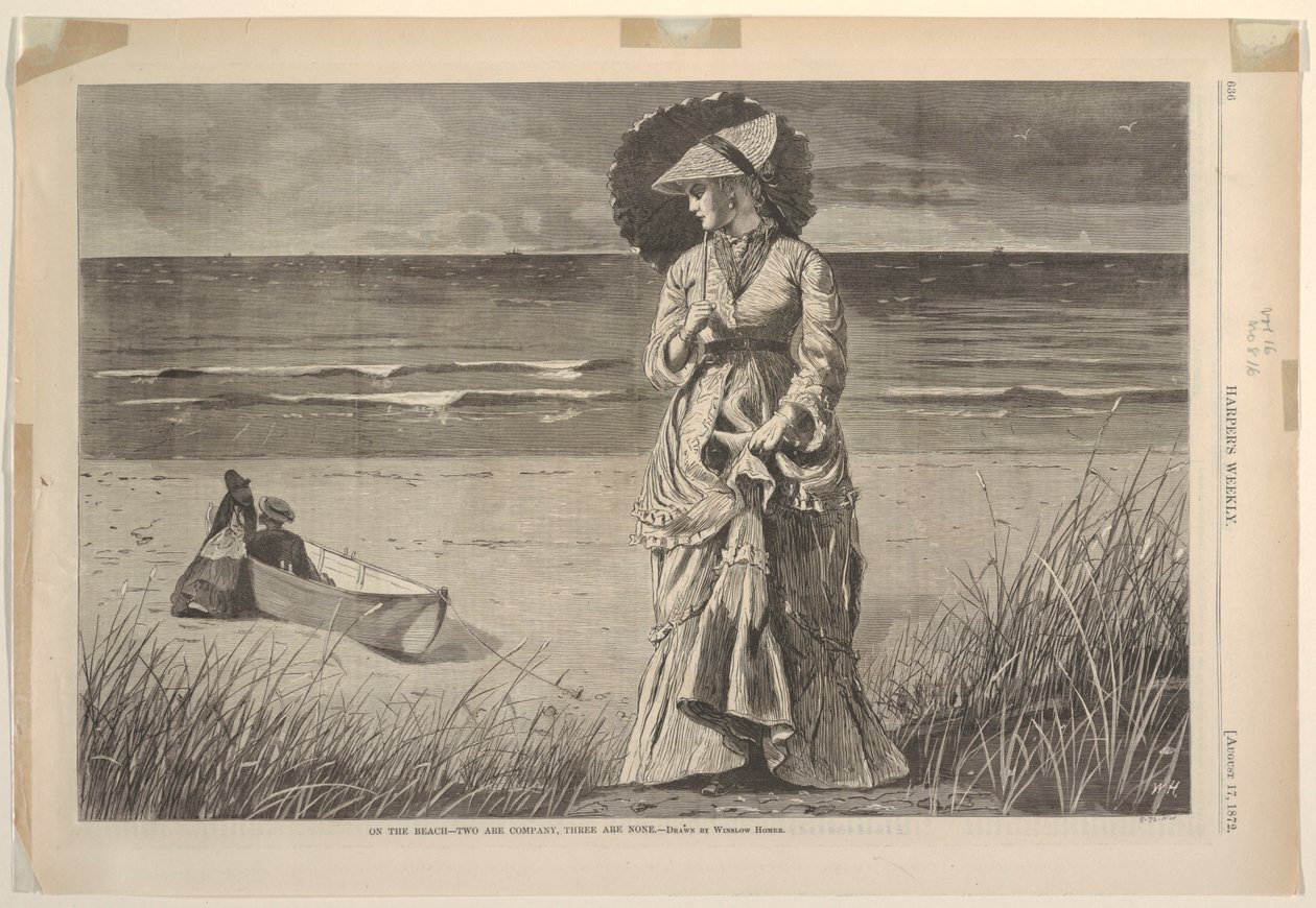 "Sur la plage, deux c