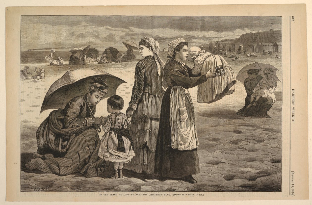 Sur la plage de Long Branch – L
