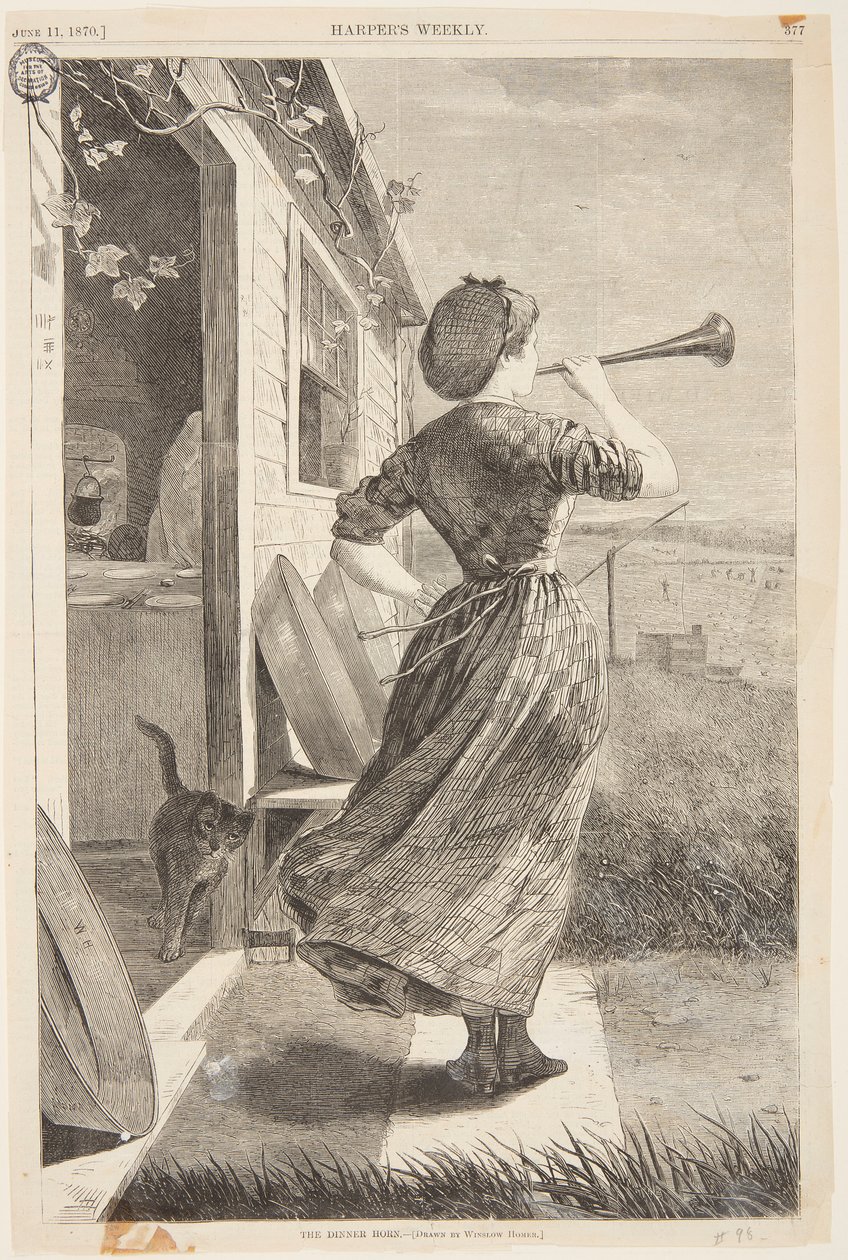 Le cor de dîner - Winslow Homer