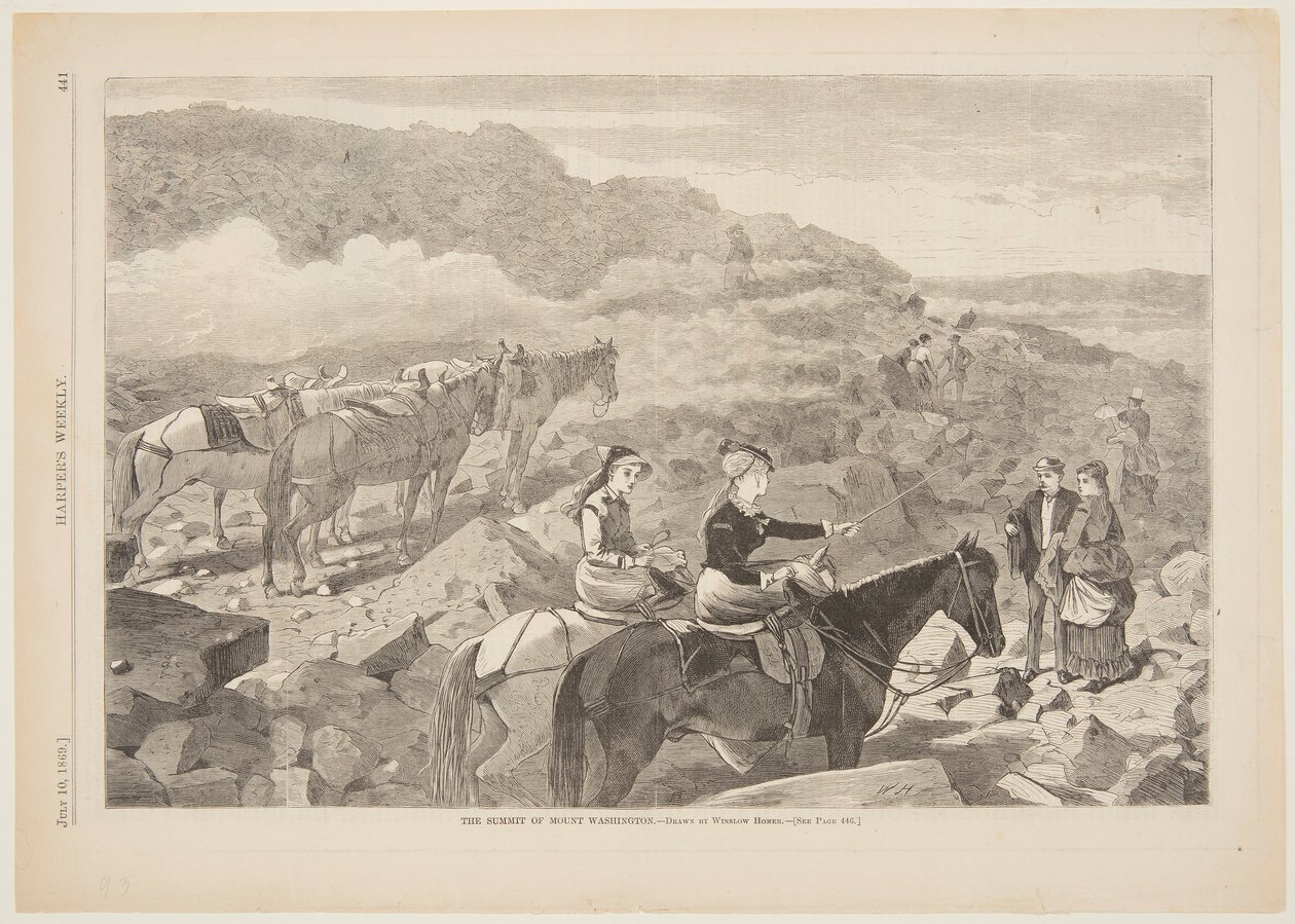 Le sommet du mont Washington - Winslow Homer