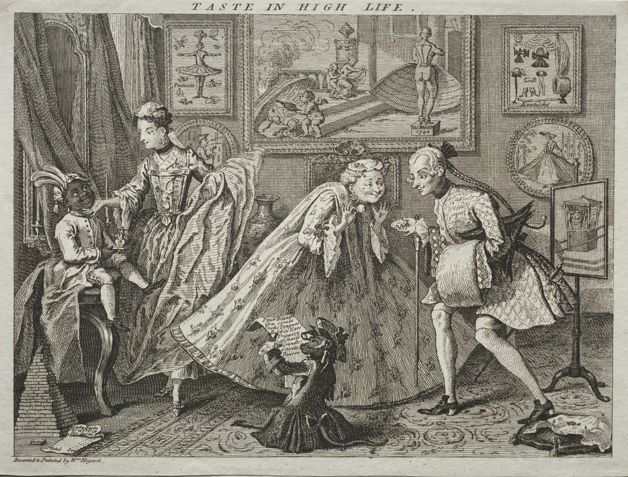 Le goût dans la haute société - after a design by William Hogarth
