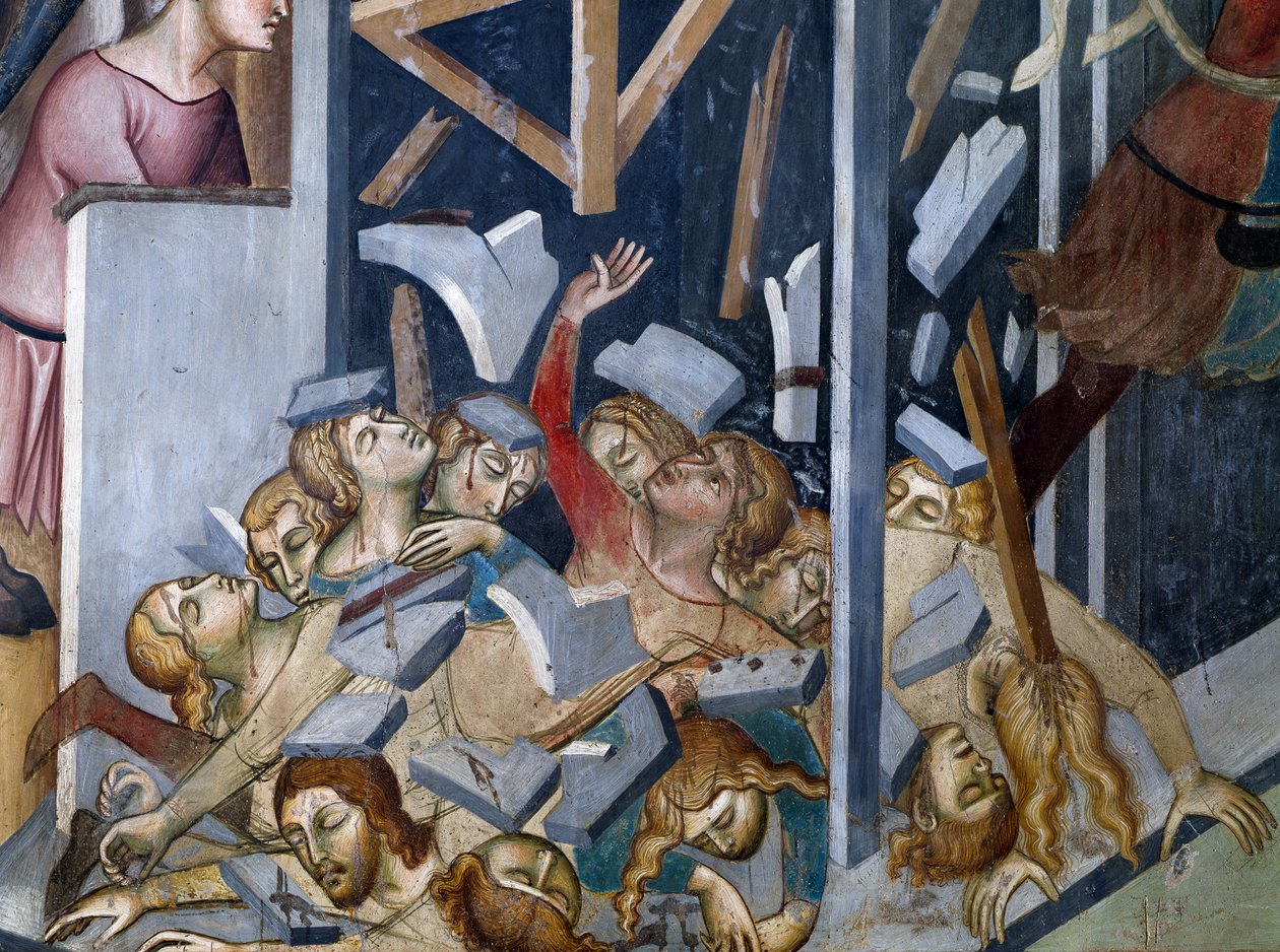 Chute de la maison de Job, scène des Histoires de l