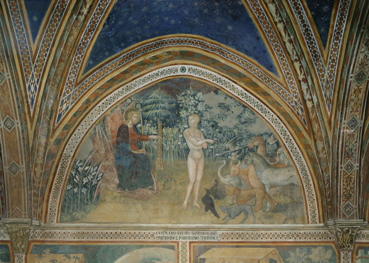 La création des animaux - also Manfredi de Battilori Bartolo di Fredi