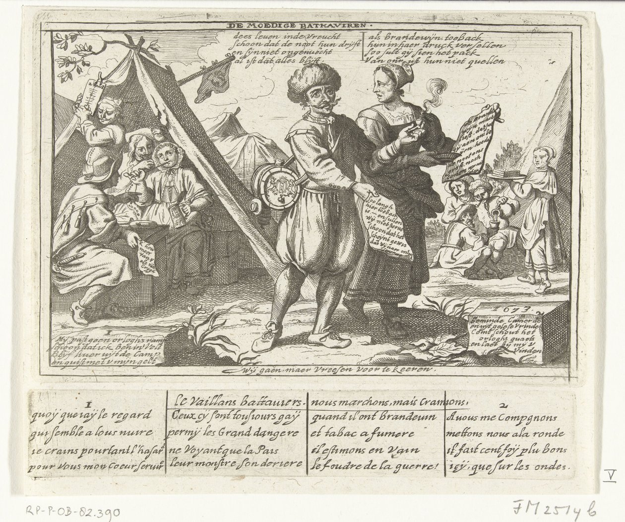 Les courageux Bataves, 1673 (série Les courageux Bataves / Le Vaillans battaviers) - anonymous (possibly)