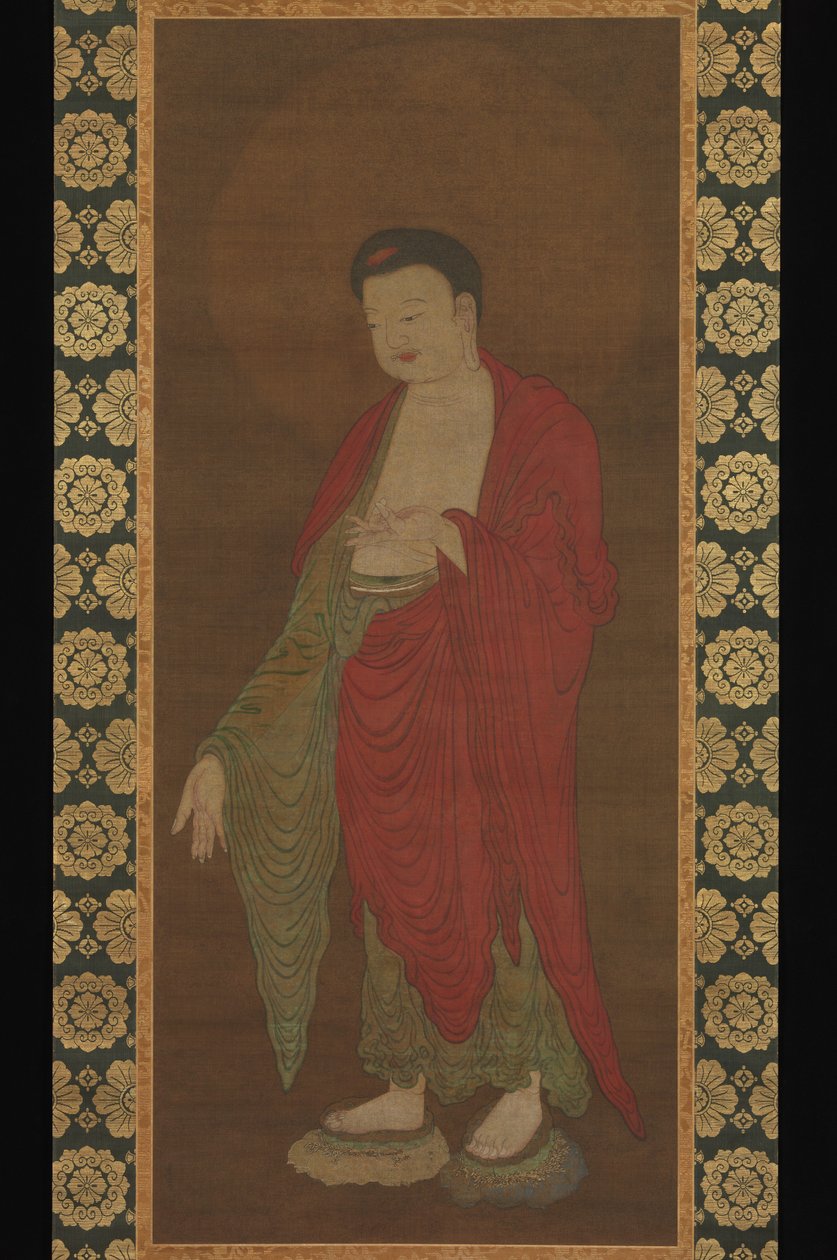 Bouddha Amitabha descendant de sa Terre Pure - anonymous 