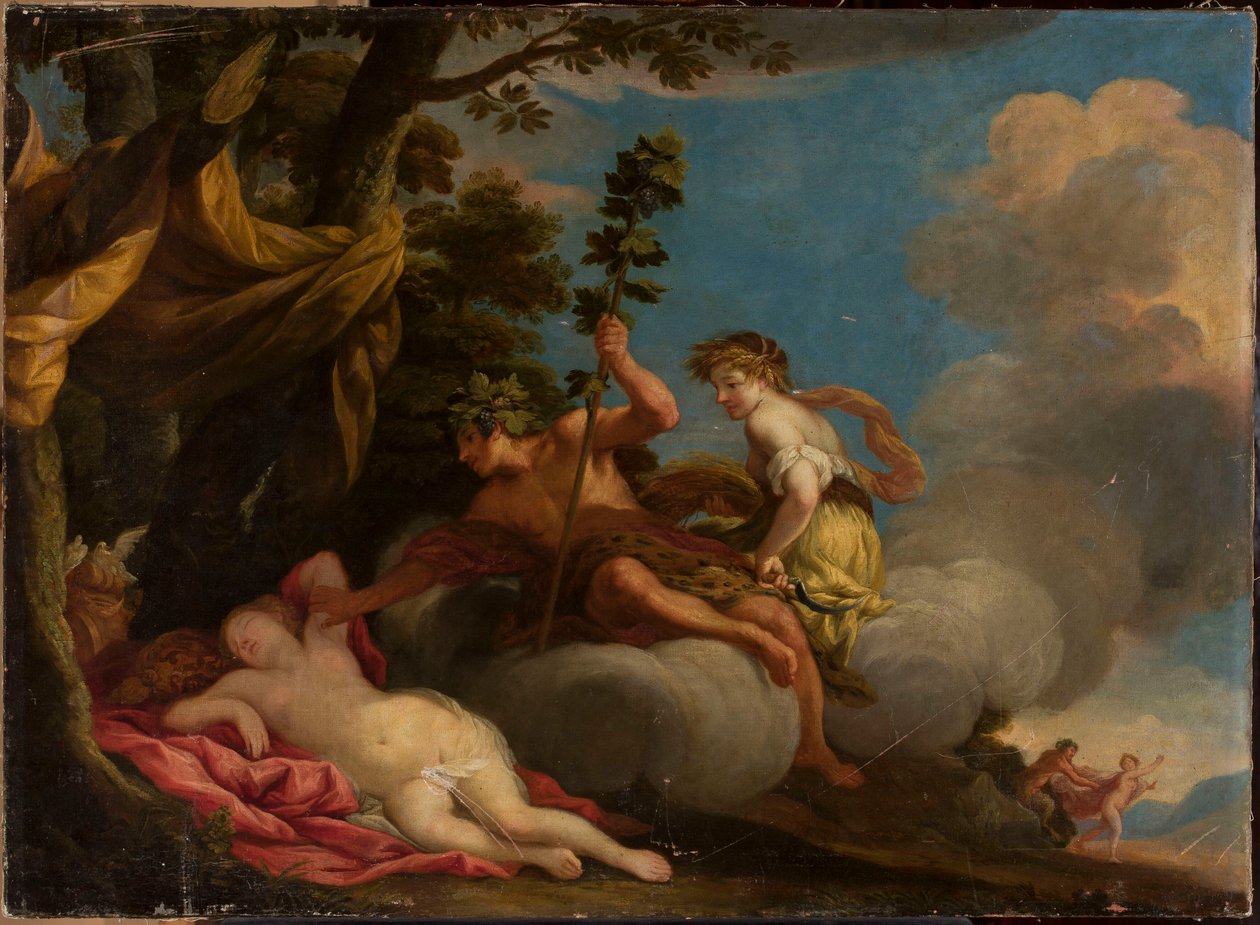 Cérès et Bacchus réveillent Vénus - anonymous 
