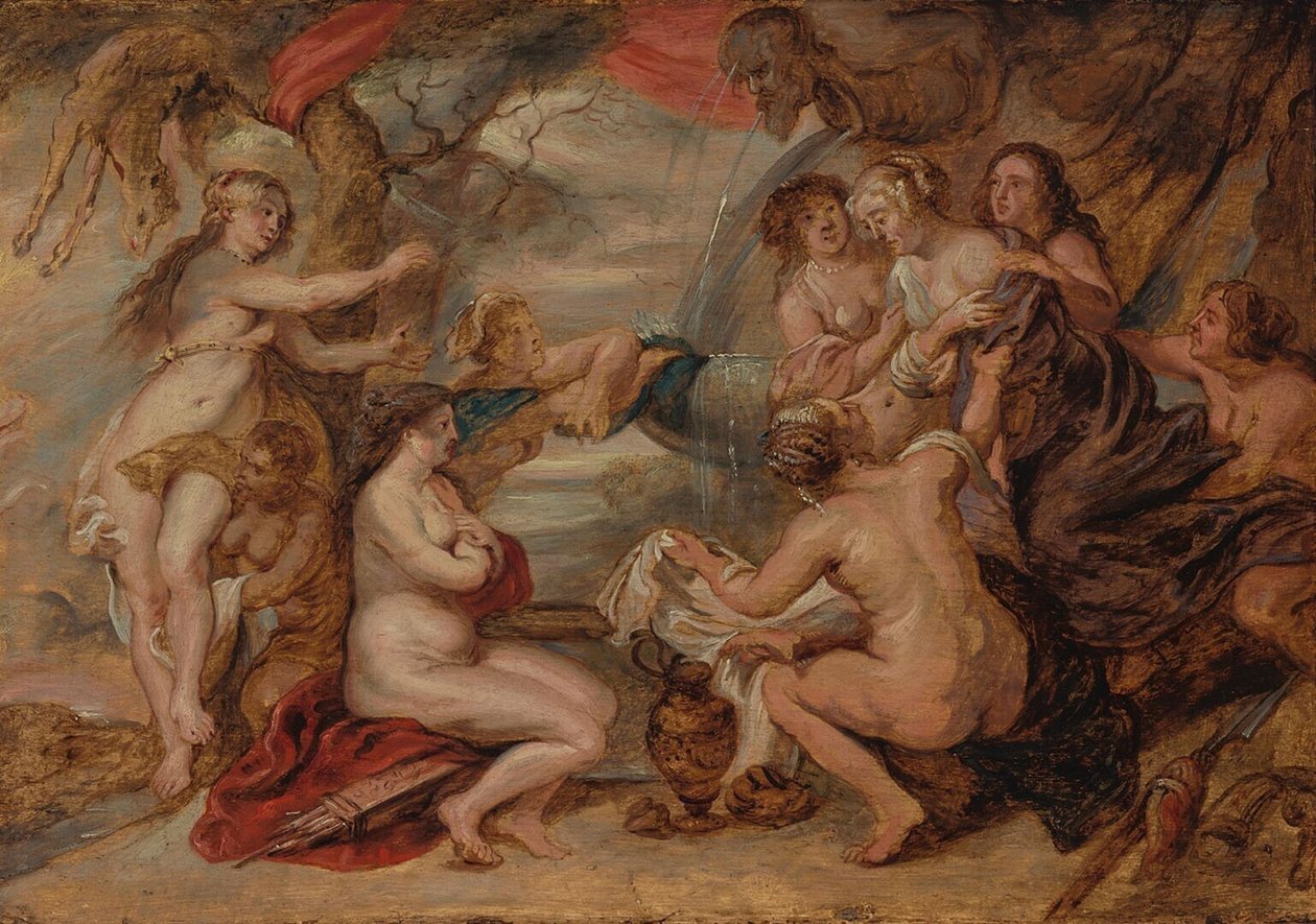 Néerlandais : La glissade de Callisto La glissade de Callisto - anonymous 