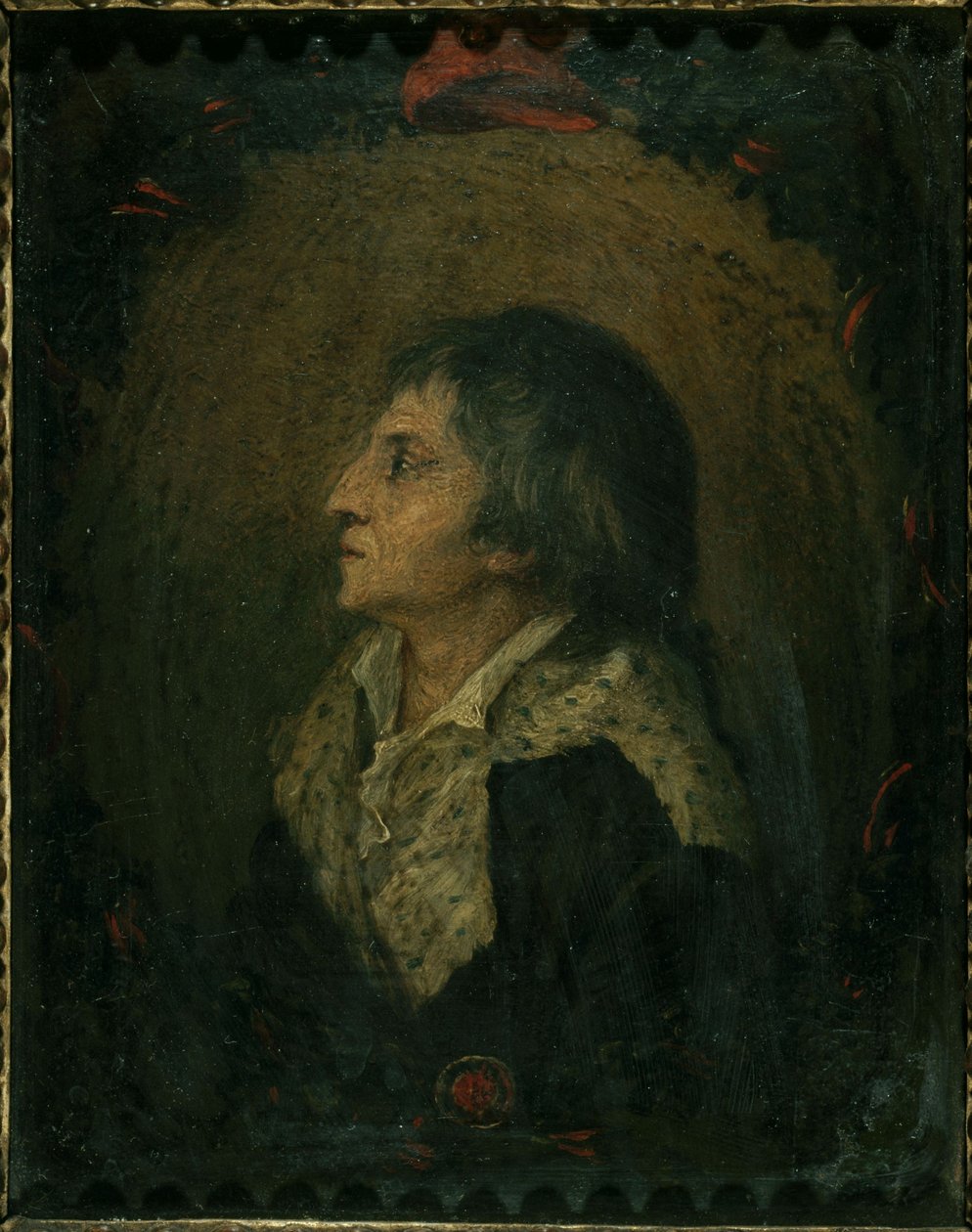 French: Portrait de Jean-Paul Marat (1743-1793), publiciste et homme politique (P725) - anonymous 