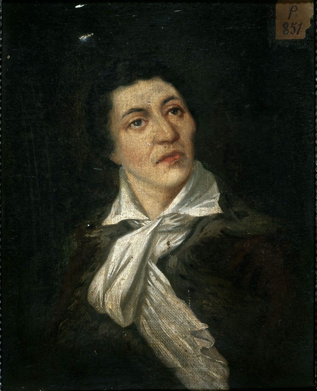 French: Portrait de Jean-Paul Marat (1743-1793), publiciste et homme politique (P851) - anonymous 