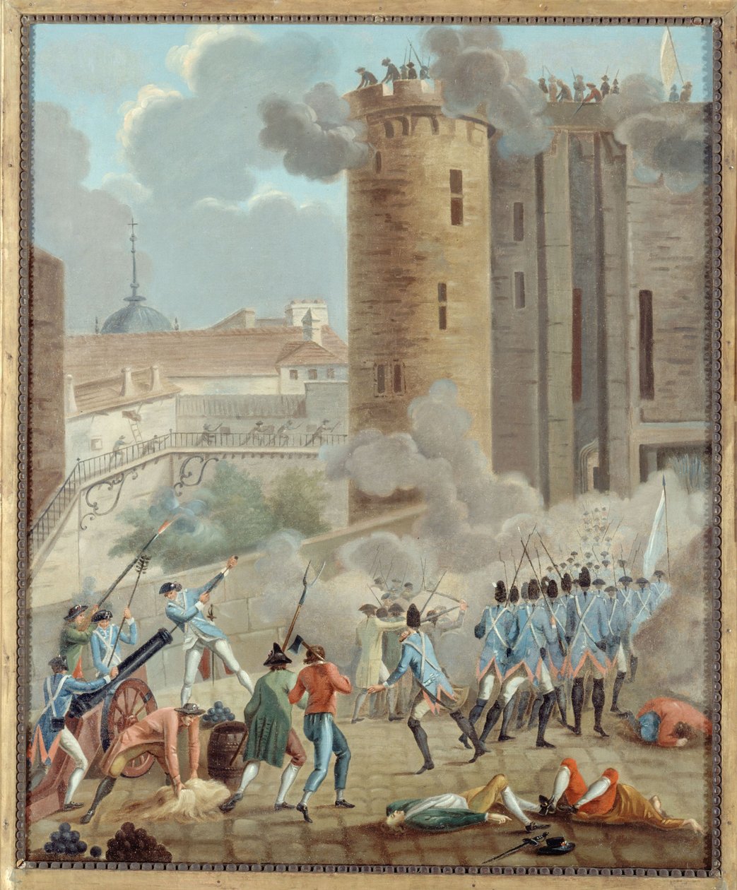 French: Prise de la Bastille, le 14 juillet 1789 (P742) - anonymous 