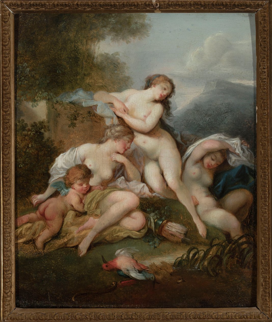 Polonais :  Diana i nimfy (Kąpiel Diany) Diane et les nymphes (Bain de Diane) - anonymous 
