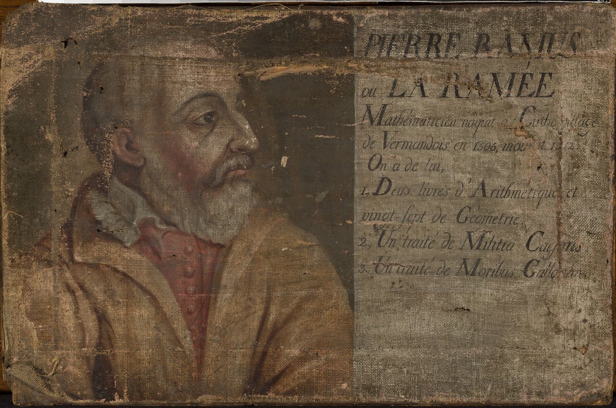 Portrait de Petrus Ramus, mathématicien - anonymous 